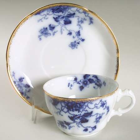 Duchess (Flow Blue) Oversized Cup & Saucer Set