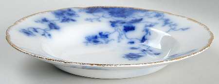 Duchess (Flow Blue) Large Rim Soup Bowl