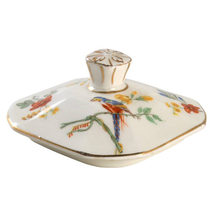 The Gay Macaw Lid for Sugar Bowl