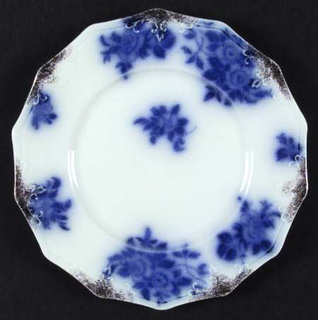 Gironde (Flow Blue, Daubs) Salad Plate