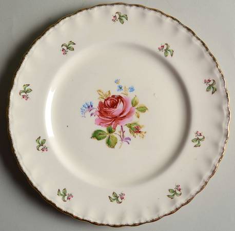Fragrant Rose Luncheon Plate
