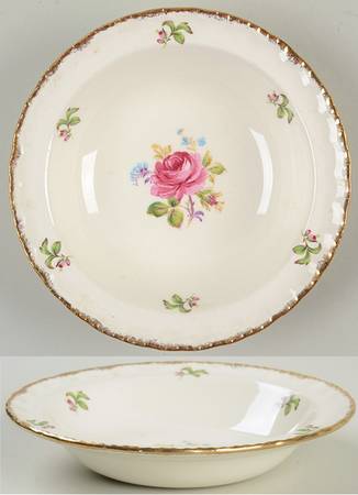 Fragrant Rose Rim Cereal Bowl