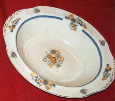 GRI76 9" Oval Vegetable Bowl