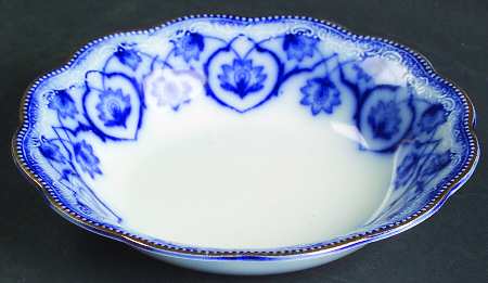 Haddon (Flow Blue) Fruit/Dessert (Sauce) Bowl