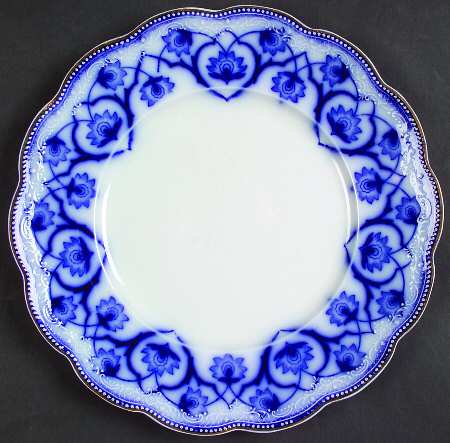 Haddon (Flow Blue) Luncheon Plate