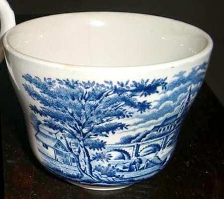 Homeland Blue Mini Open Sugar Bowl