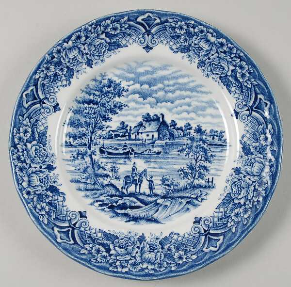 Homeland Blue Dessert/Pie Plate