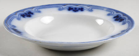 Idris (Flow Blue) Round Butter No Lid