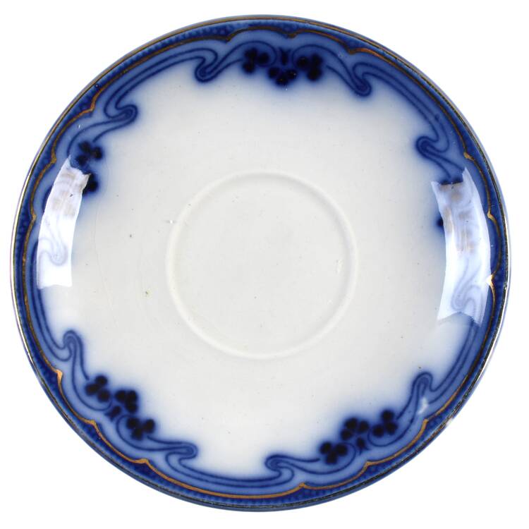 Idris (Flow Blue) Saucer