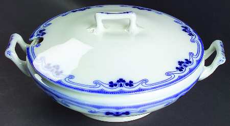 Idris (Flow Blue) Tureen &  Lid