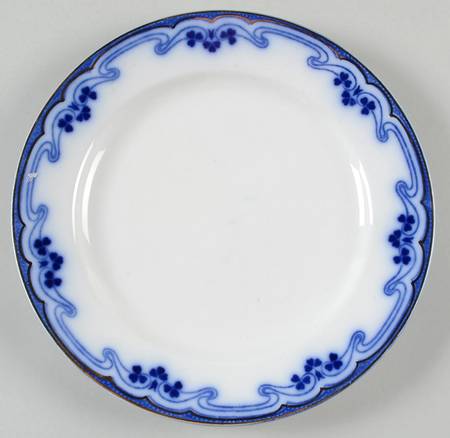 Idris (Flow Blue) Salad Plate