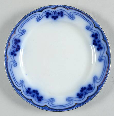 Idris (Flow Blue) Bread & Butter Plate