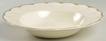Imperial (Cream Petal) Large Rim Soup Bowl