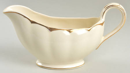 Imperial (Cream Petal) Gravy Boat