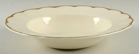 Imperial (Cream Petal) Rim Soup Bowl