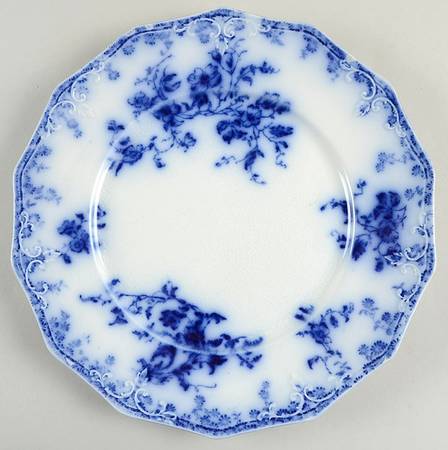 Janette (Flow Blue) by Grindley