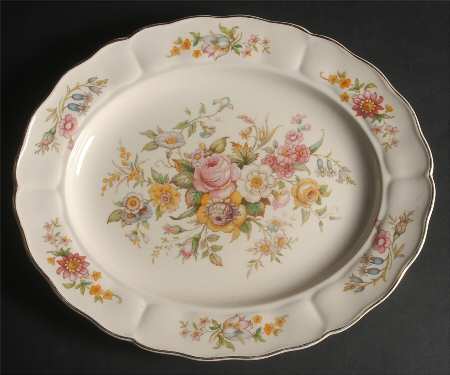 Kashmir 16" Oval Serving Platter