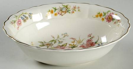 Kashmir 8" Oval Vegetable Bowl