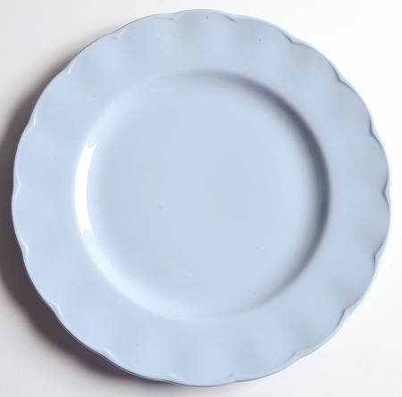 Lupin Blue (Rim) Luncheon Plate