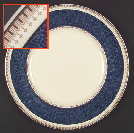 Melrose (Wide Blue Rim, Smooth) by Grindley