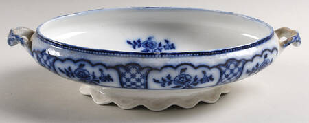 Melbourne (Flow Blue) Oval Vegetable No Lid
