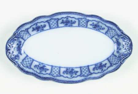 Melbourne (Flow Blue) Underplate for Gravy Boat