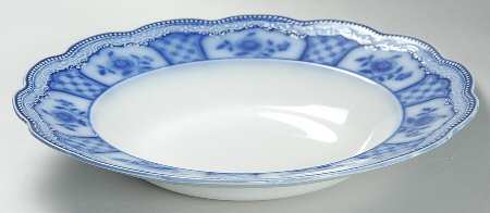 Melbourne (Flow Blue) Rim Soup Bowl