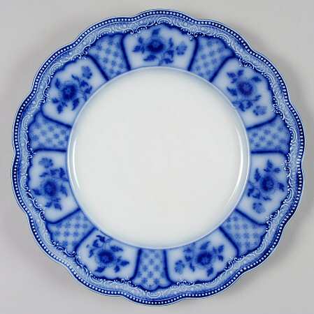 Melbourne (Flow Blue) Luncheon Plate