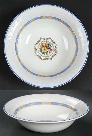Milan (Blue Trim) Coupe Cereal Bowl