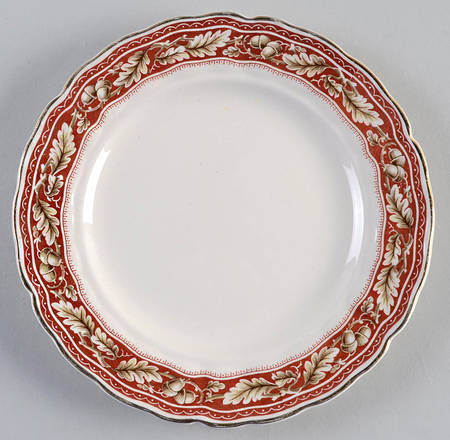 Oakland Maroon Dessert/Pie Plate
