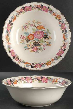 Old China 8" Round Vegetable Bowl