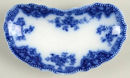 Osborne (Flow Blue) Bone Dish