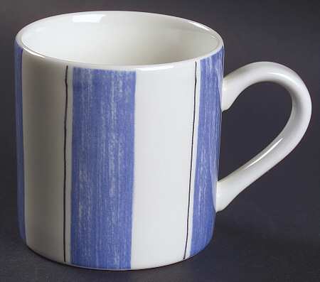 Pinstripes (Blue) Mug
