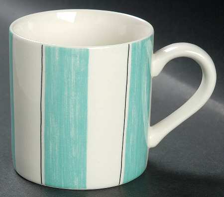 Pinstripes (Aqua) Mug