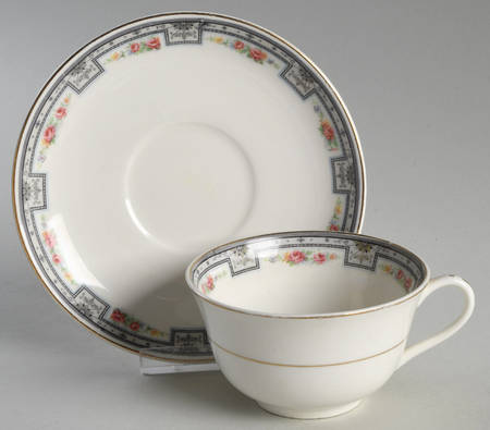 Preston Flat Cup & Saucer Set