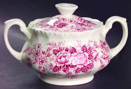 Printemps Pink Sugar Bowl & Lid