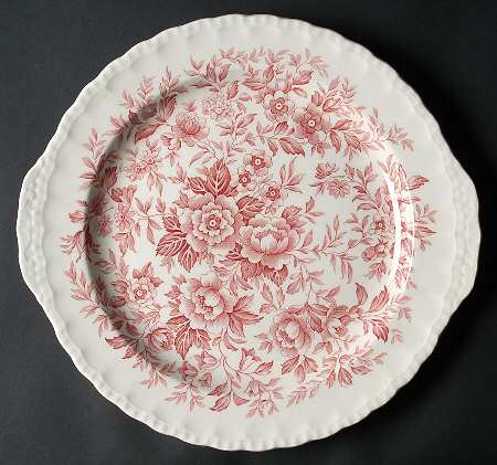 Printemps Pink 14" Chop Plate (Round Platter)