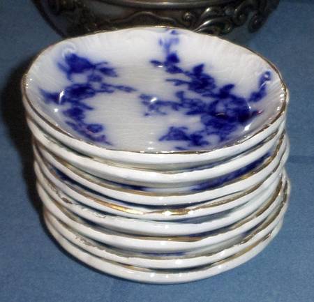 Rose (Flow Blue) Butter Pat