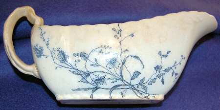 Rustic Blue Gravy Boat