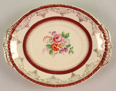 Thirlmere Burgundy Underplate for Gravy Boat