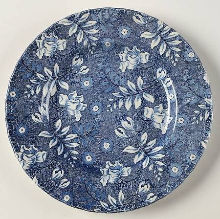 Velvet Blue Dessert/Pie Plate