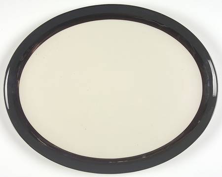 Contessa Black 15" Oval Serving Platter by Gorham