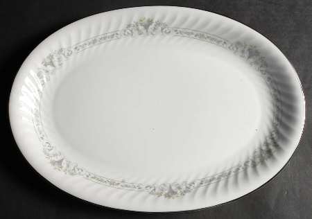 Bouquet 14" Oval Serving Platter