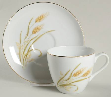 Early Harvest Flat Cup & Saucer Set