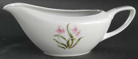 Pink Orchid Gravy Boat