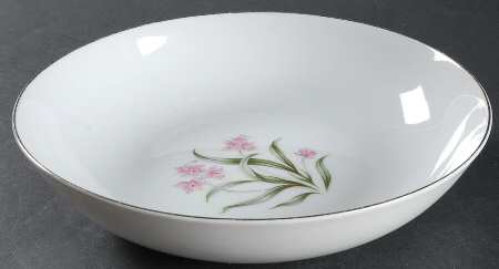 Pink Orchid 9" Round Vegetable Bowl