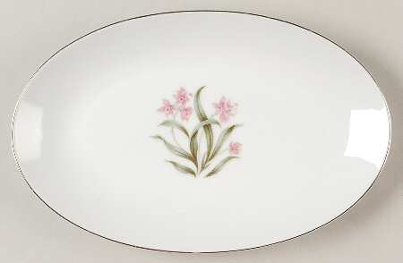 Pink Orchid Relish/Gravy Underplate