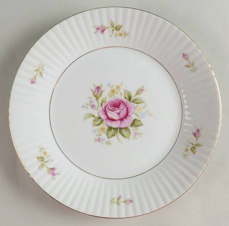 Victorian Rose Salad Plate
