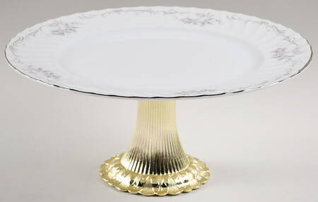 GST1 Cake Stand with 4"-5" Metal Pedestal  Hc