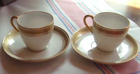 GUE30 Flat Demitasse Cup & Saucer Set